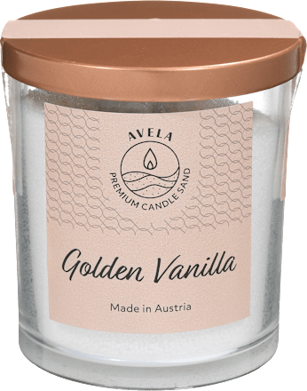 Dišeča sveča v granulah Golden Vanilla AVELA