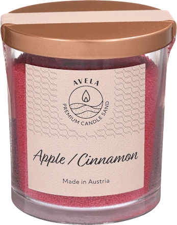 Dišeča sveča v granulah Apple Cinnamon AVELA