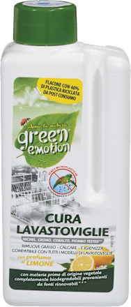 Sredstvo za nego pomivalnega stroja z vonjem limone Green emotion
