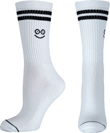 Памучни чорапи Аctive, бели, размер 39-42 happy FOOTtopia