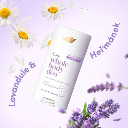 whole body deodorant stick Lavender&Chamomile Dove