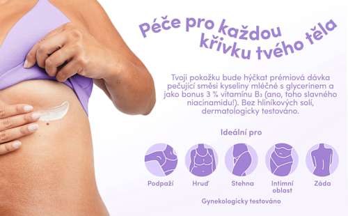 whole body deodorant krém Levandule & Heřmánek Dove