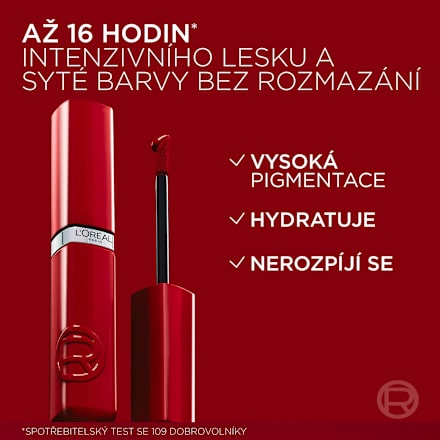 rtěnka Laque Resistance 520 Berry Bordeaux L'ORÉAL PARiS