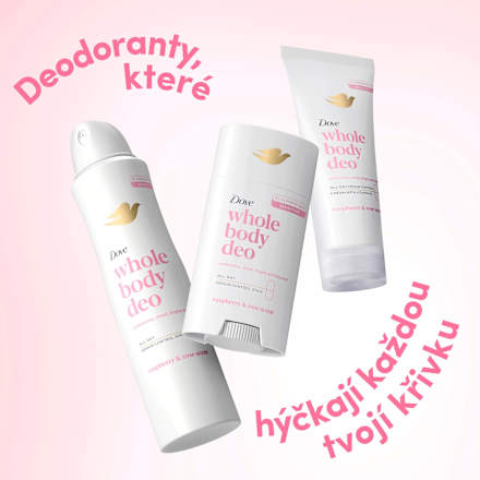 whole body deodorant sprej Raspberry&Rose Dove
