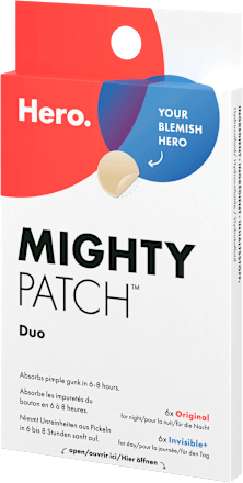 Plasturi hidrocoloidali pentru acnee duo Hero.