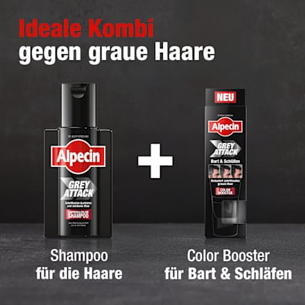 Shampoo Grey Attack Bart & Schläfen Color Booster Alpecin