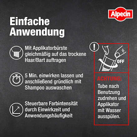 Shampoo Grey Attack Bart & Schläfen Color Booster Alpecin