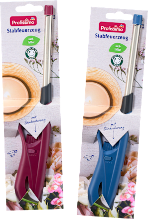 Štapni upaljač na punjenje, više vrsta Profissimo