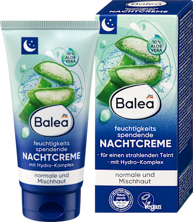noční hydratační pleťový krém Balea