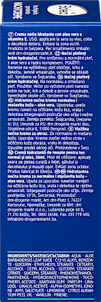 noční hydratační pleťový krém Balea