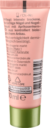 Cremă îngrijire unghii cu extract de caise alverde NATURKOSMETIK