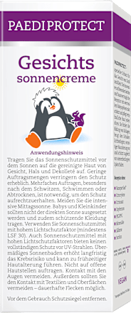 Sonnencreme Gesicht LSF 50 PAEDIPROTECT