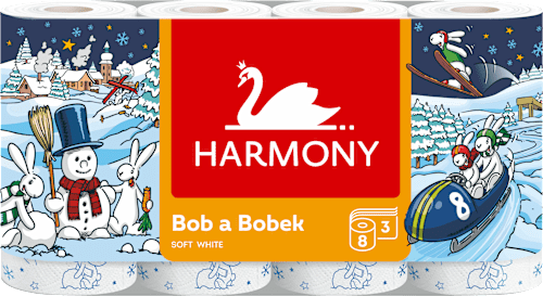 Toaletný papier Bob a Bobek, 8x132 Harmony