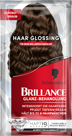 Farb-Glanzbehandlung Glossing Schokobraun Schwarzkopf Brillance