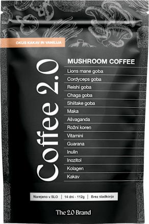 Nadomestek kave Coffee 2.0 z okusom kakava in vanilje The 2.0 Brand