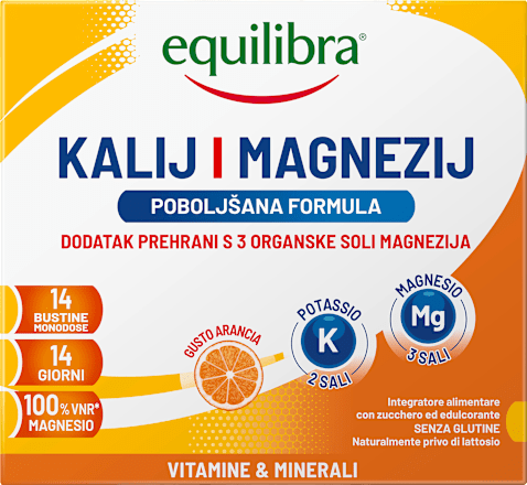 Kalij i magnezij - u dozirnim vrećicama equilibra