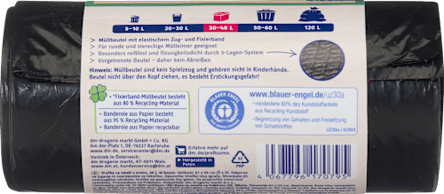Müllbeutel 35 l mit Zugband Profissimo