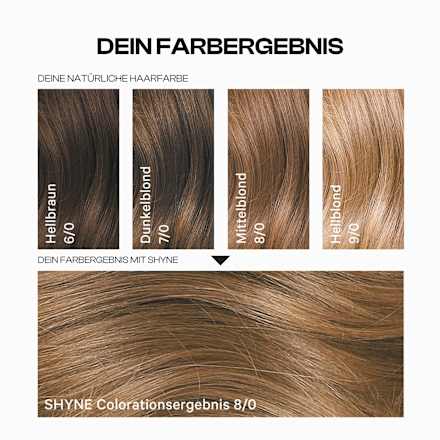 Haarfarbe 8/0 Amsterdam Mittelblond Natur SHYNE Professional