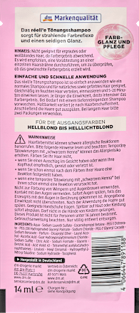 Șampon colorant 8.1 Blond platinat réell‘e