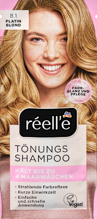 Tönungsshampoo Platinblond 8.1 réell‘e