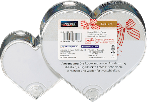 Fotoherz Schnee Paradies