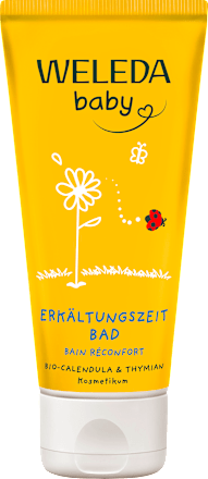 Nechtíkový kúpeľ pri nachladnutí WELEDA baby
