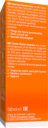 Handcreme Express Sanddorn  WELEDA