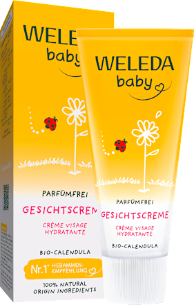 Nechtíkový pleťový krém bez parfumácie WELEDA baby