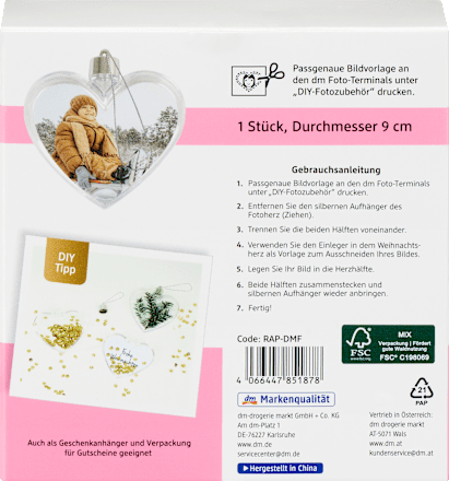 Foto-Weihnachtsherz Paradies