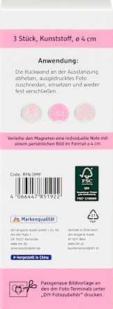 Schüttel Magnete rund Paradies