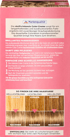 Haarfarbe 9.11 Kühles Beigeblond réell‘e