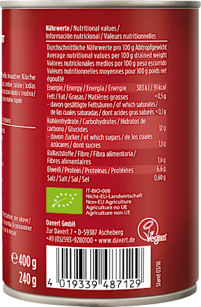 Schwarze Bohnen Davert