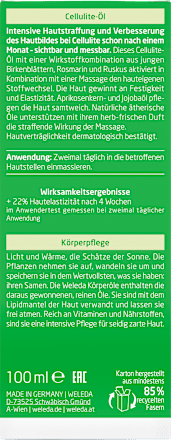 Körperöl Cellulite Birke WELEDA