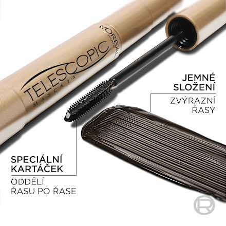 řasenka Telescopic, černá L'ORÉAL PARiS