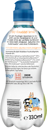 Saft Knuddel Drink Apfel & Heidelbeere PURE & FUN
