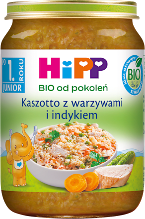 Kaszotto z warzywami i indykiem, po 12. m-cu HiPP