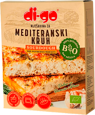 Mješavina za bio Mediteranski kruh - Sourdough di-go