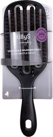 Szczotka z włosiem dzika, czarna KillyS