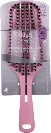 Szczotka z włosiem dzika, różowa KillyS