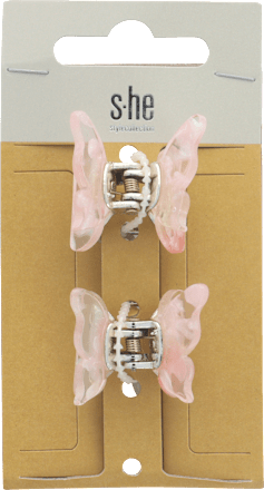 Малки щипки за коса пеперуди s-he stylecollection