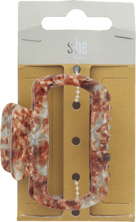 Щипка за коса с мраморен мотив  s-he stylecollection