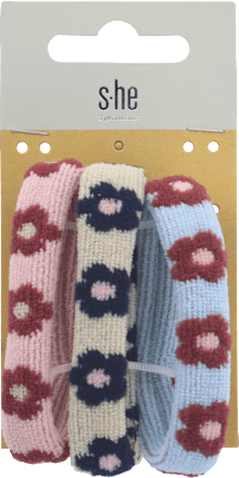 Ластик за коса с цветя s-he stylecollection