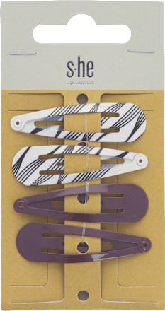 Фиби тик-так, лилави и бяло с черно s-he stylecollection