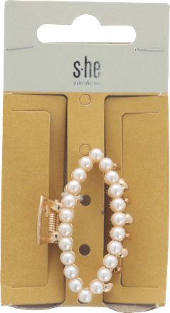 Щипка за коса с перли s-he stylecollection