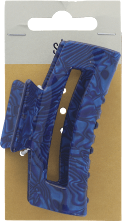 Акрилна щипка за коса, син цвят s-he stylecollection