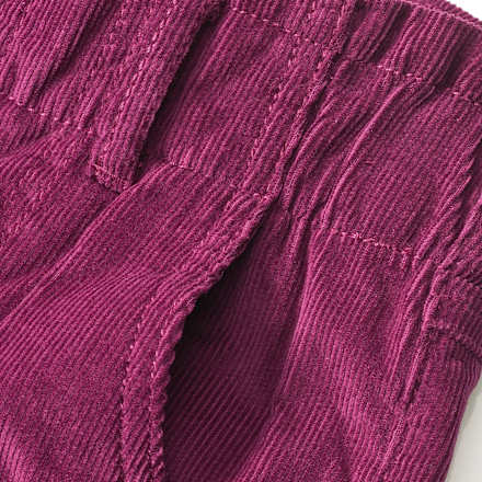 Hose aus Cord & mit Paperbagbund, rosa, Gr. 122 ALANA