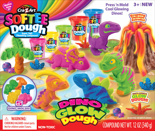 Plastelin Softee Dough Dino Neon keine Marke
