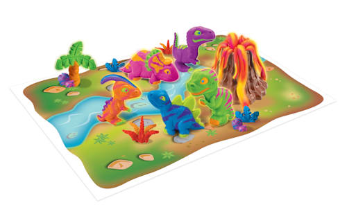 Plastelin Softee Dough Dino Neon keine Marke
