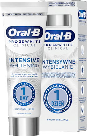zubní pasta 3D White Clinical Bright Brilliance Oral-B