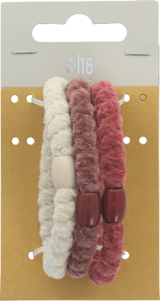 Ластик за коса, различни цветове  s-he stylecollection